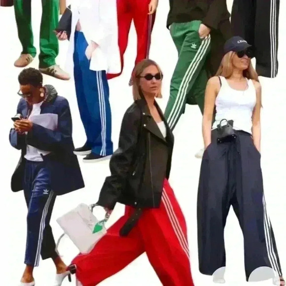 EASTBAY track pants men’s large red trending style - Picture 2 of 6